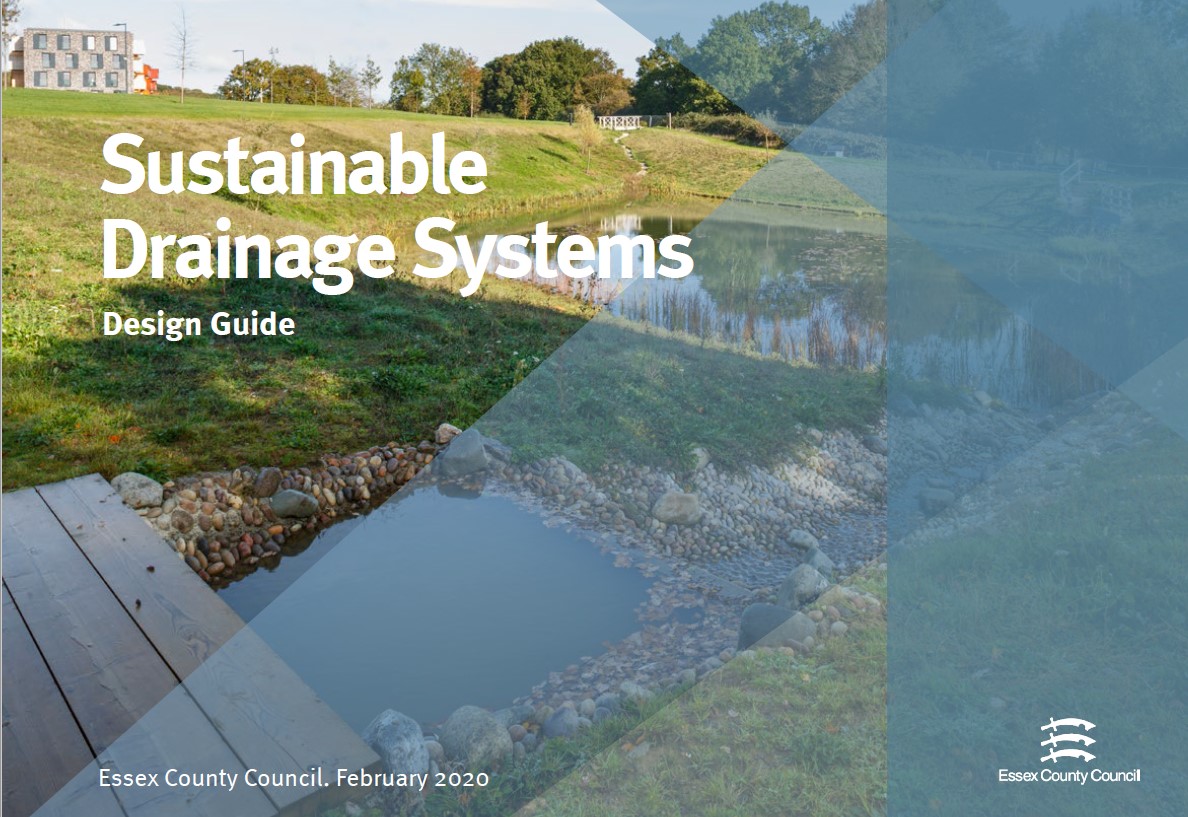 Image of Sustainable Drainage System Design Guide front page